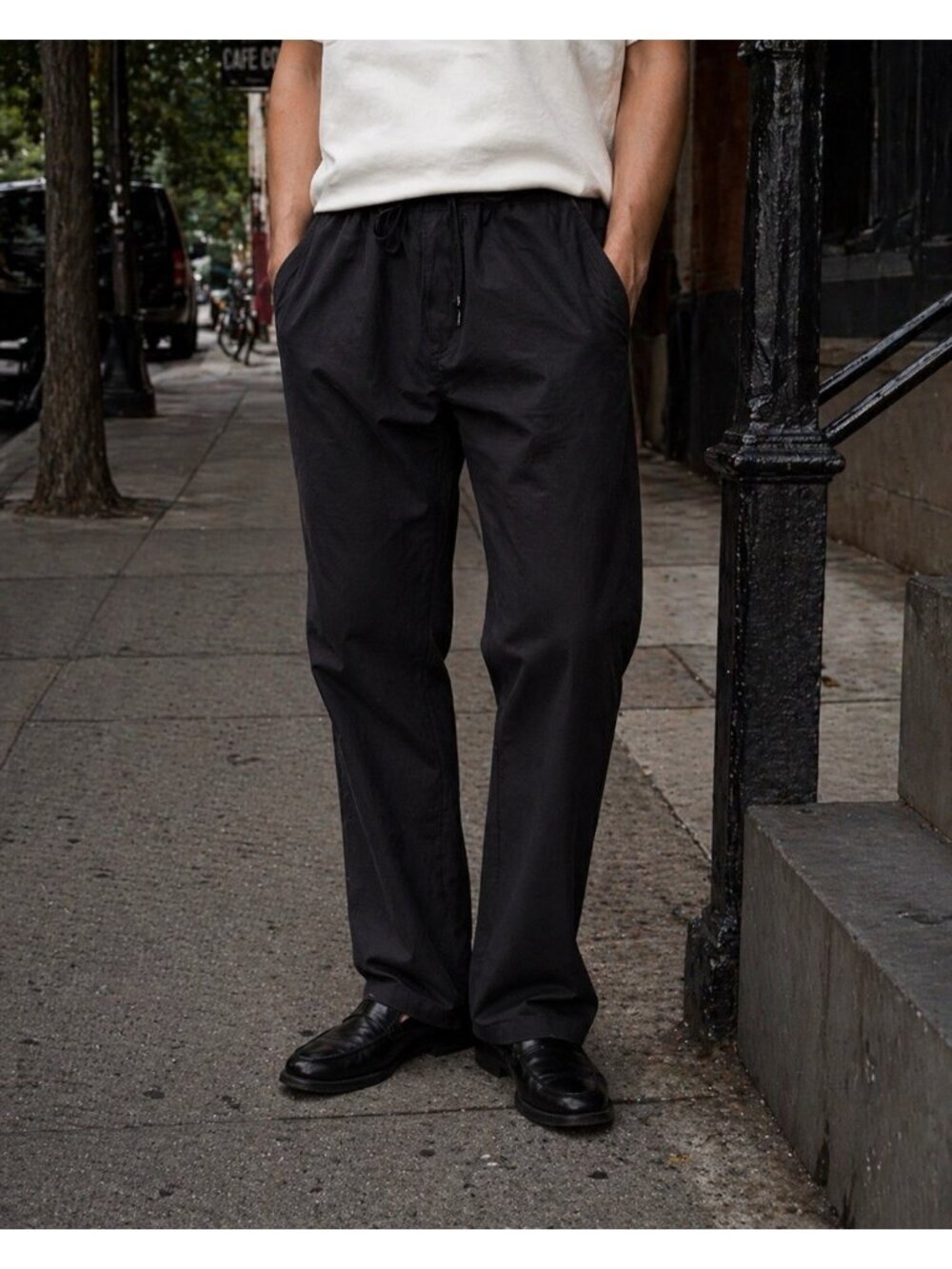 Peter Manning Mens Everywhere Pants Sz 30/32 x26 Black Performance Pull On